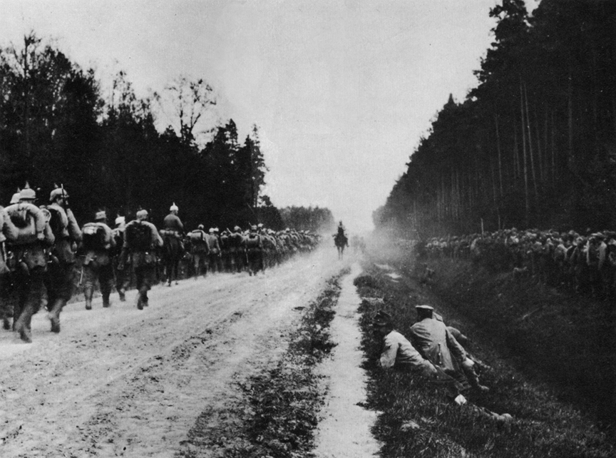 german troops marching